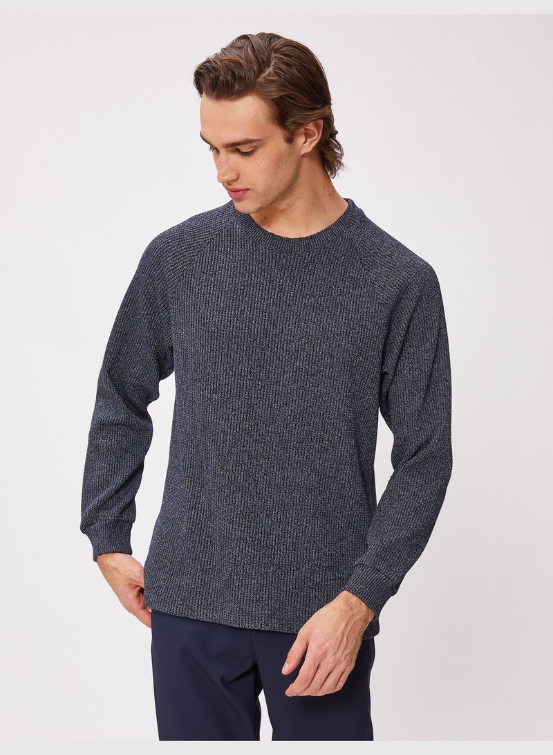 Mealy Sweater Crew Neck Slim Fit Long Sleeve