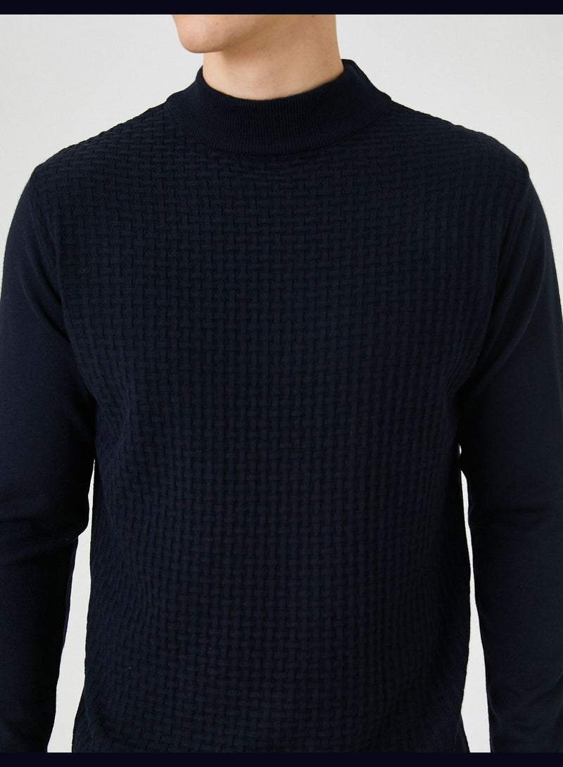 Knitwear Sweater Half Turtleneck Slim Fit