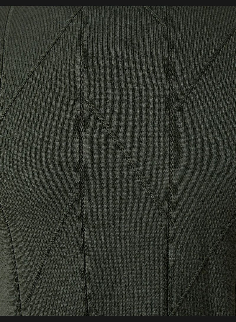 Textured Sweater Turtleneck