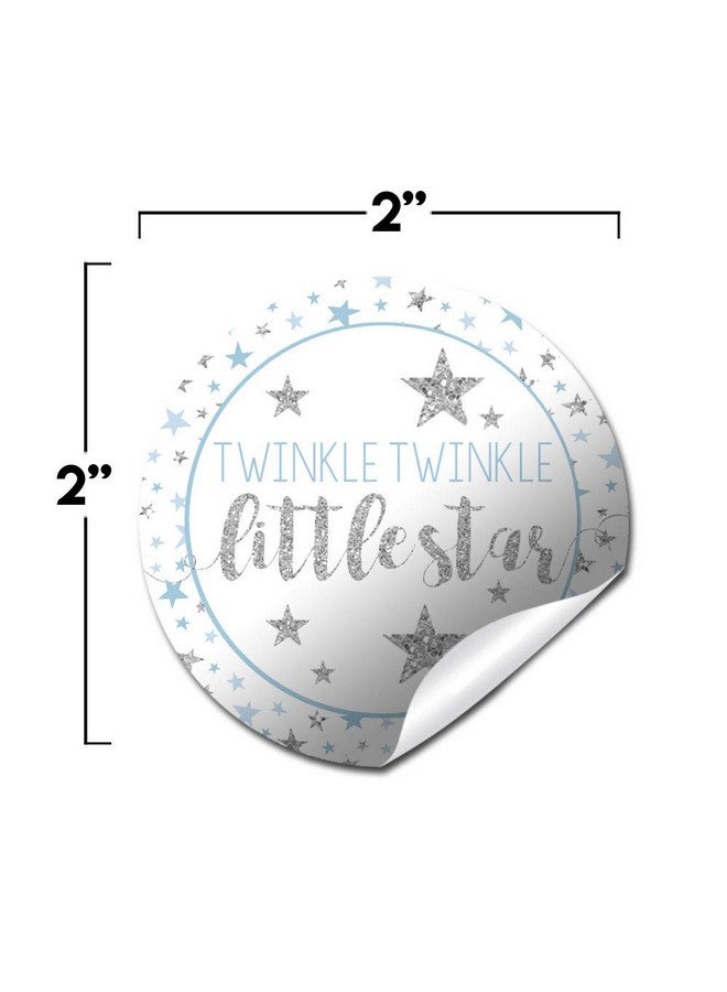 Twinkle Twinkle Little Star Boy Baby Sprinkle Baby Shower Thank You Sticker Labels 40 2