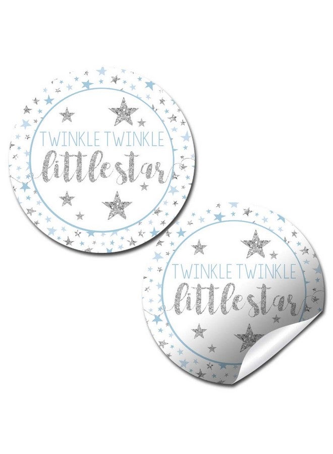 Twinkle Twinkle Little Star Boy Baby Sprinkle Baby Shower Thank You Sticker Labels 40 2