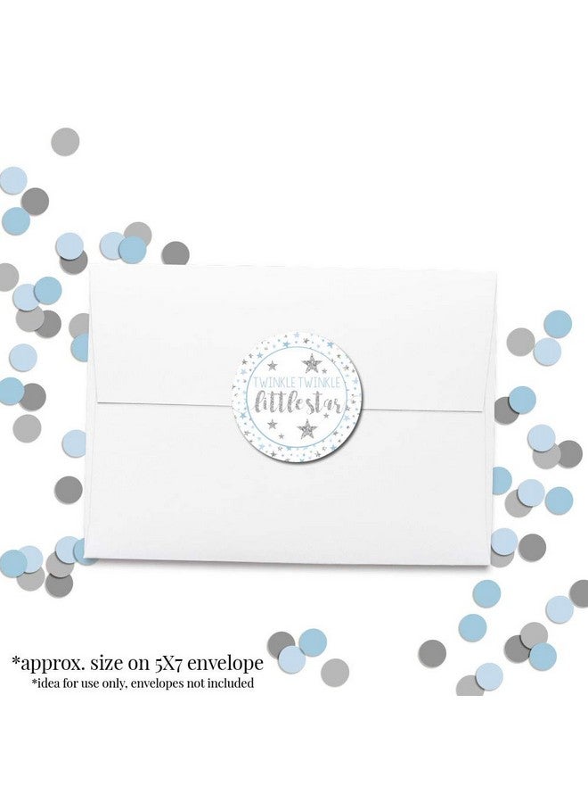 Twinkle Twinkle Little Star Boy Baby Sprinkle Baby Shower Thank You Sticker Labels 40 2