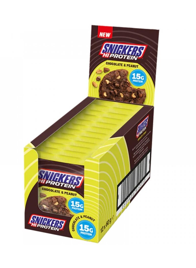 Snickers Hi Protein Chocolate And Peanut Flavor 60g Pack of 12