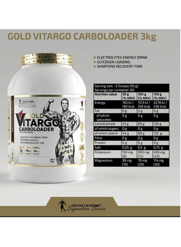 Gold Vitargo Carboloader 3kg Lemon Maracuja Flavor