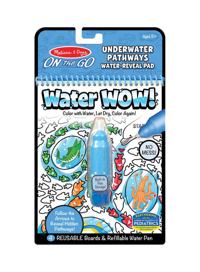 Water Wow - Underwater Pathways Reusable Board And Pen Set