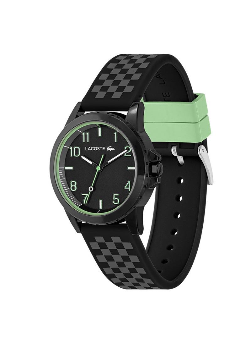Unisex Analog Round Shape Silicone Wrist Watch 2020149 - 36 Mm