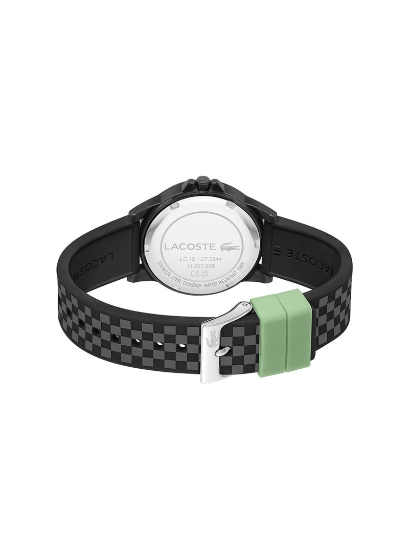 Unisex Analog Round Shape Silicone Wrist Watch 2020149 - 36 Mm
