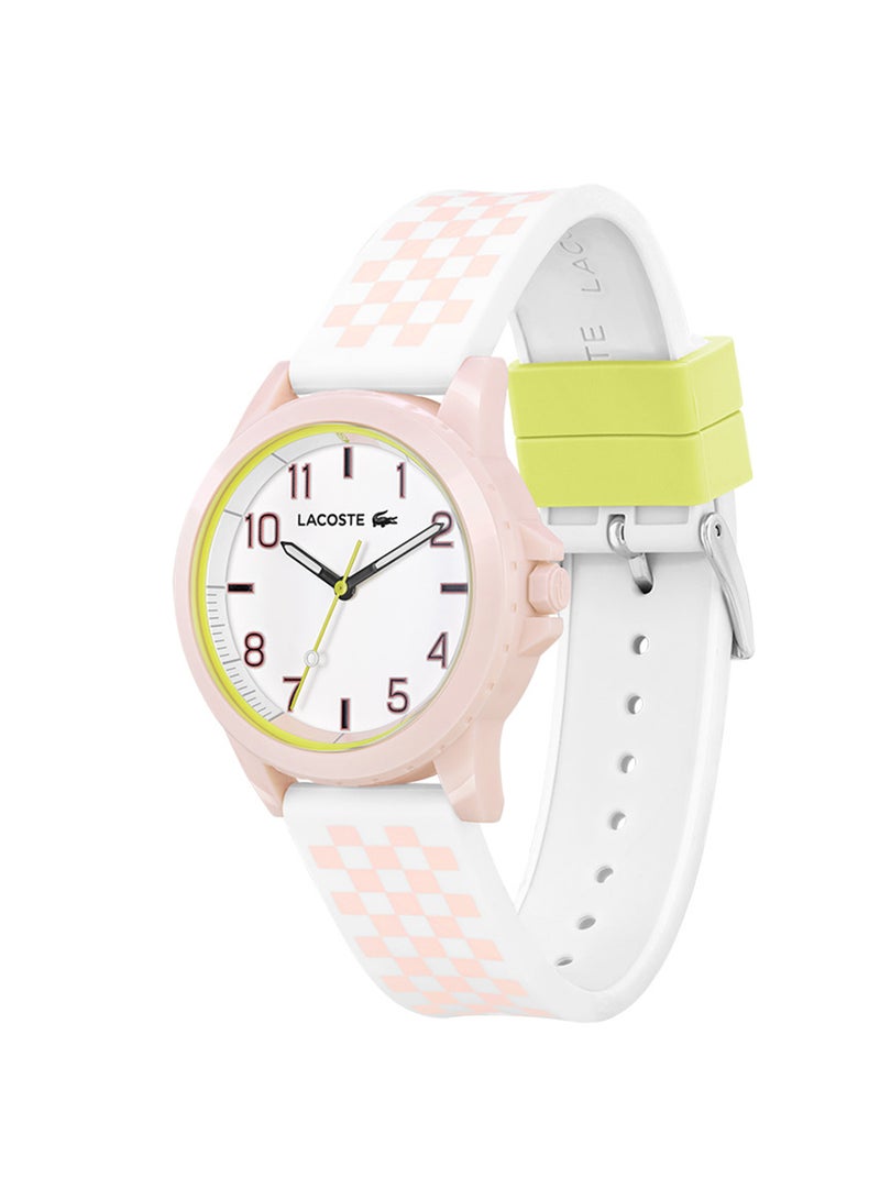 Unisex Analog Round Shape Silicone Wrist Watch 2020147 - 36 Mm