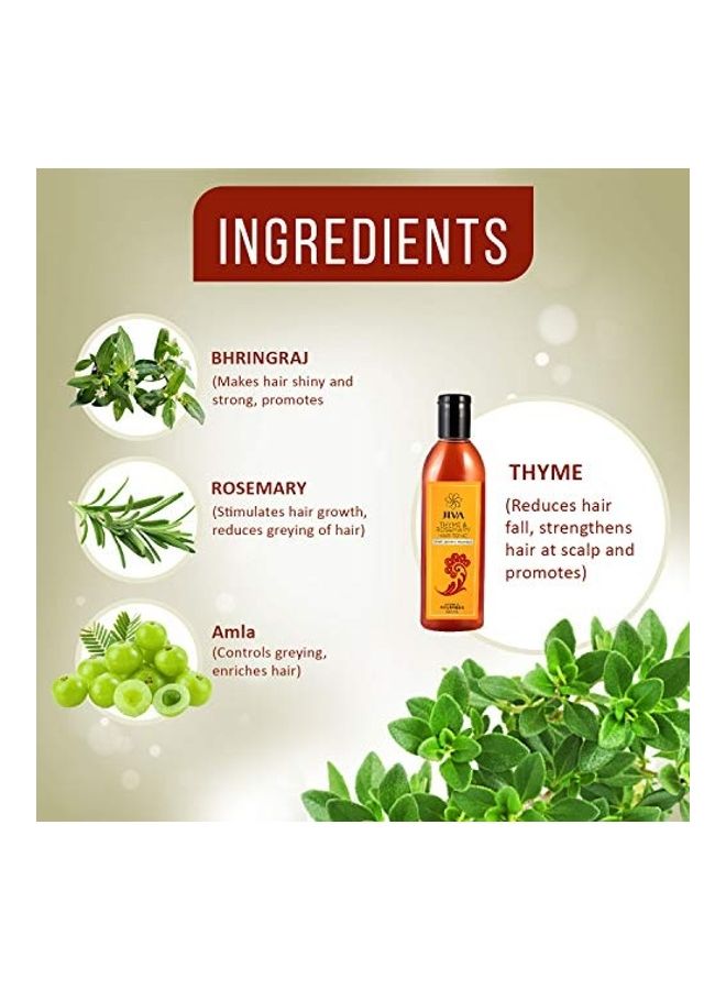 Pack Of 2  Thyme And Rosemary Hair Tonic Multicolour 240ml