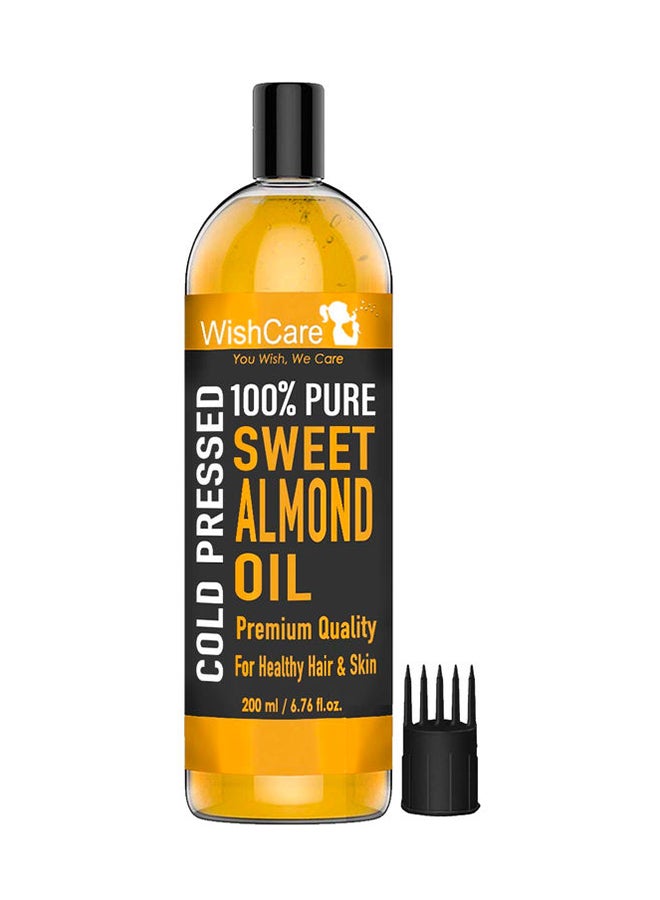 Pure Cold Pressed Sweet Almond Oil 200ml