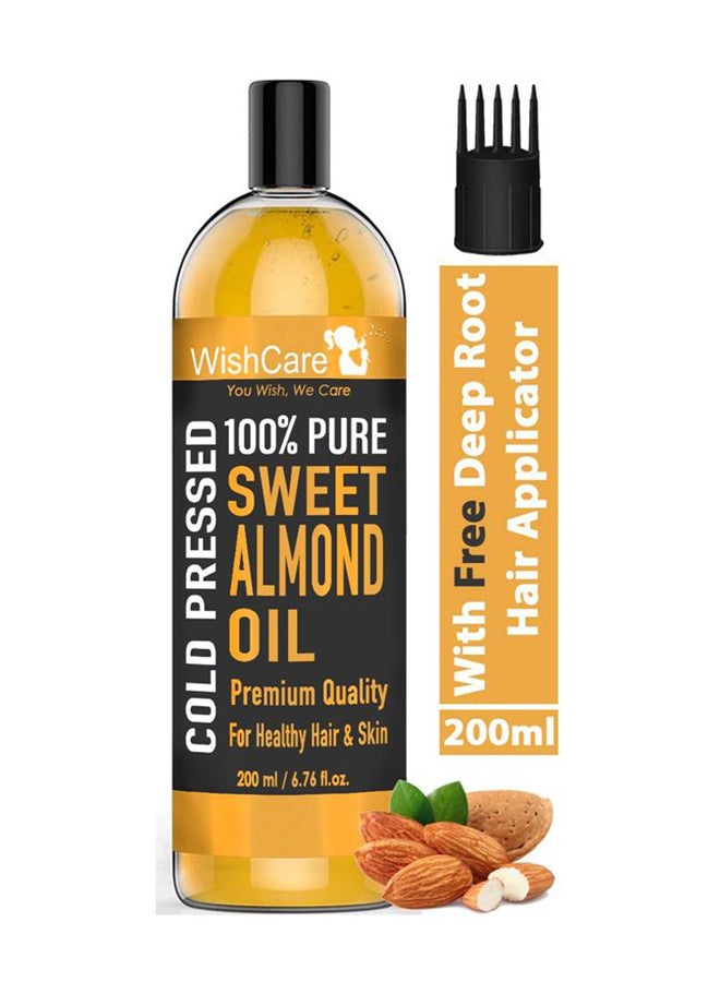 Pure Cold Pressed Sweet Almond Oil 200ml