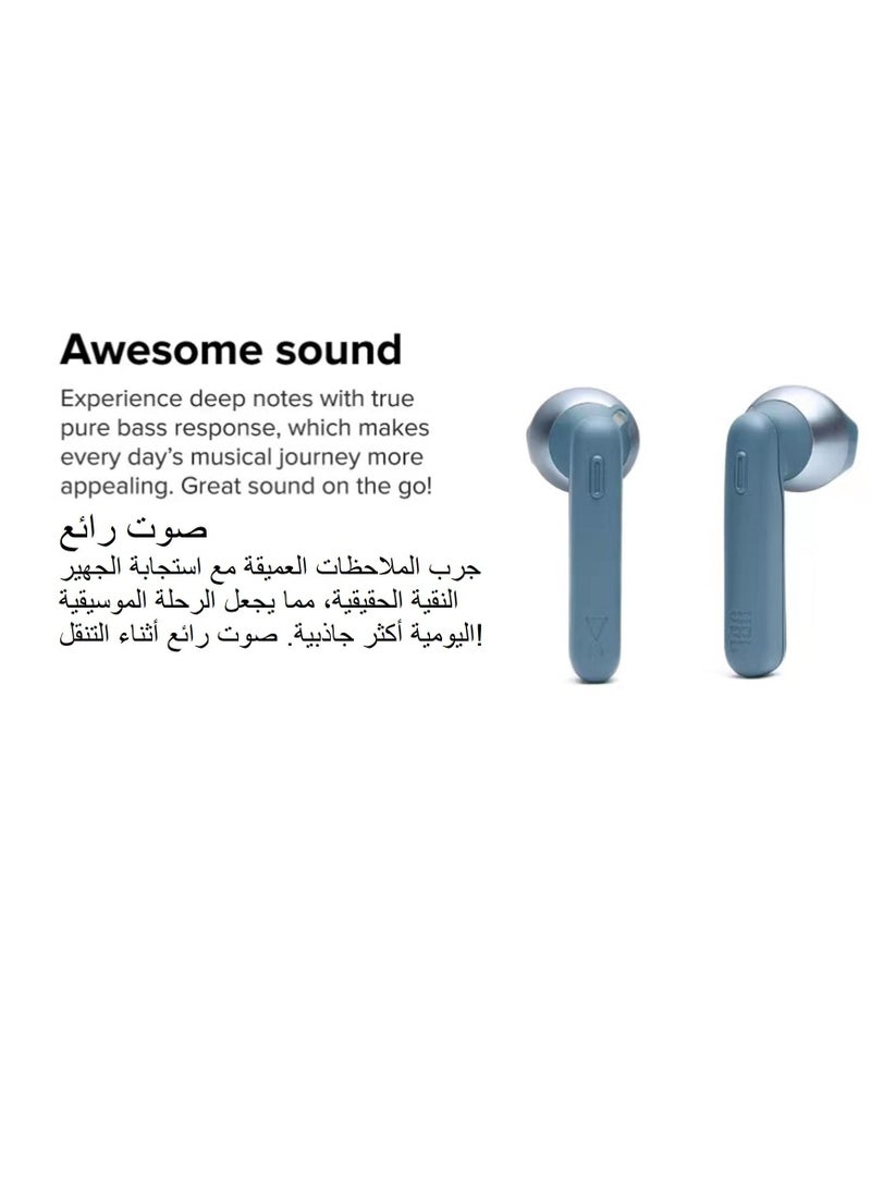 Bluetooth Wireless Earphones Blue