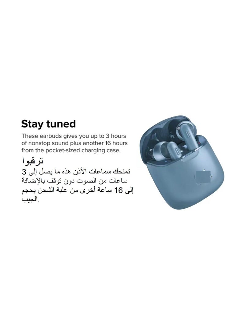 Bluetooth Wireless Earphones Blue