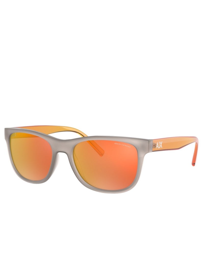 Armani Exchange Orange Wayfarer Unisex Sunglasses 0AX4103SF 8328F6 Size 56