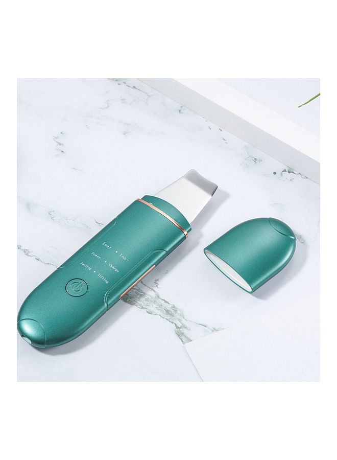 Rechargeable Ultrasonic Deep Cleansing Blackhead Device Green/Golden
