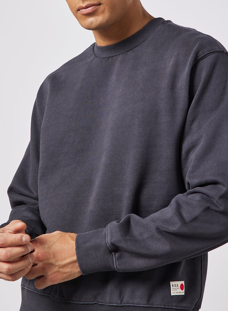 Crew Neck Sweatshirt Dark Navy