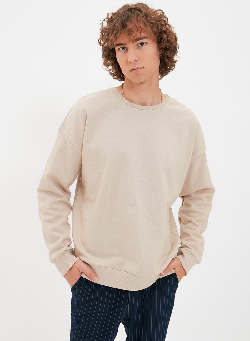 Back Print Oversize Sweatshirt