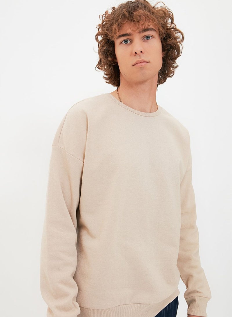 Back Print Oversize Sweatshirt