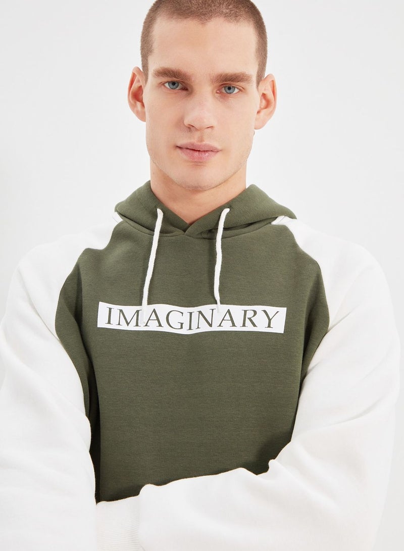 Imaginary Color Block Hoodie