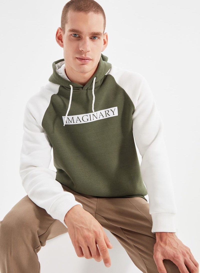 Imaginary Color Block Hoodie