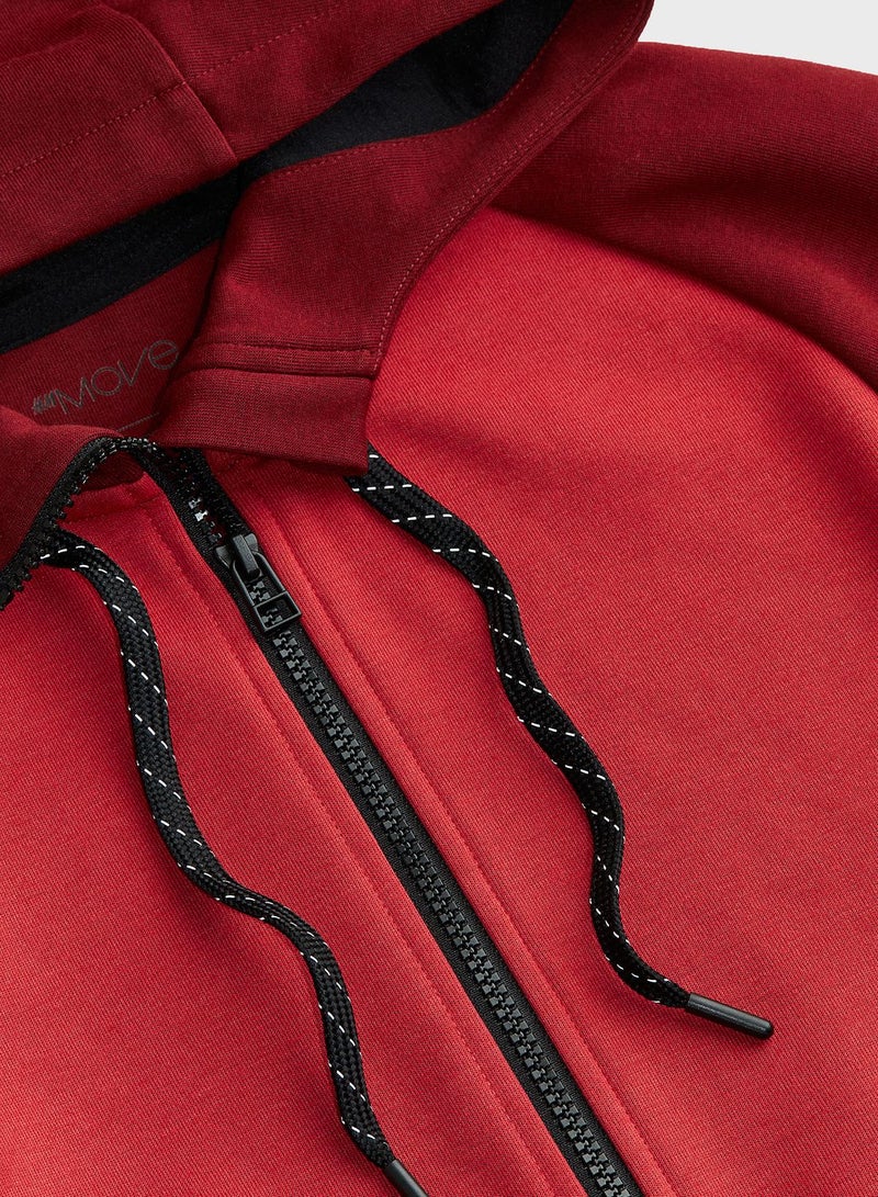 Drymove™ Zip-Through Sports Hoodie