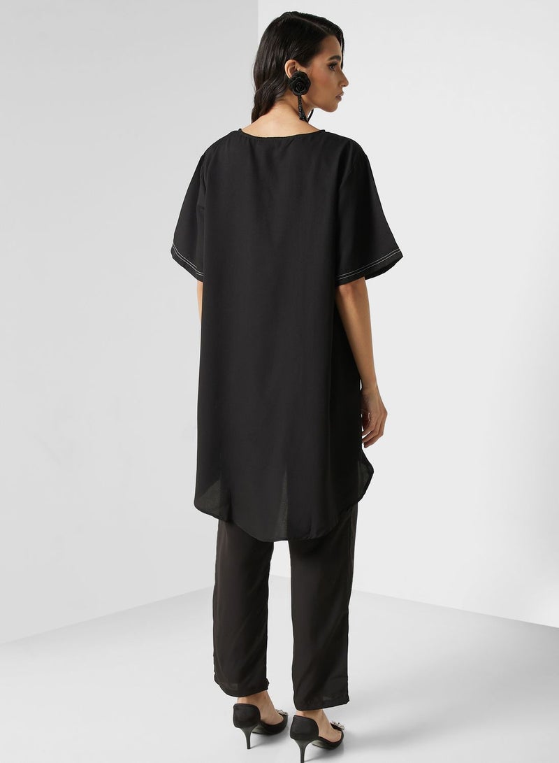 Longline Tunic & Pant Set