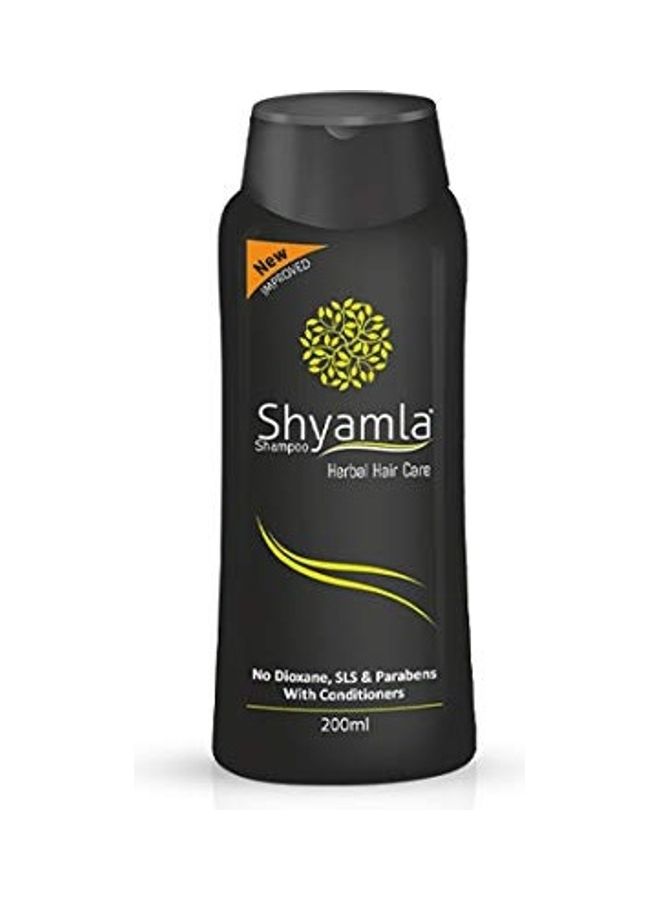 2-Piece Shyamla Herbal Hair Shampoo Black 2 x 200ml
