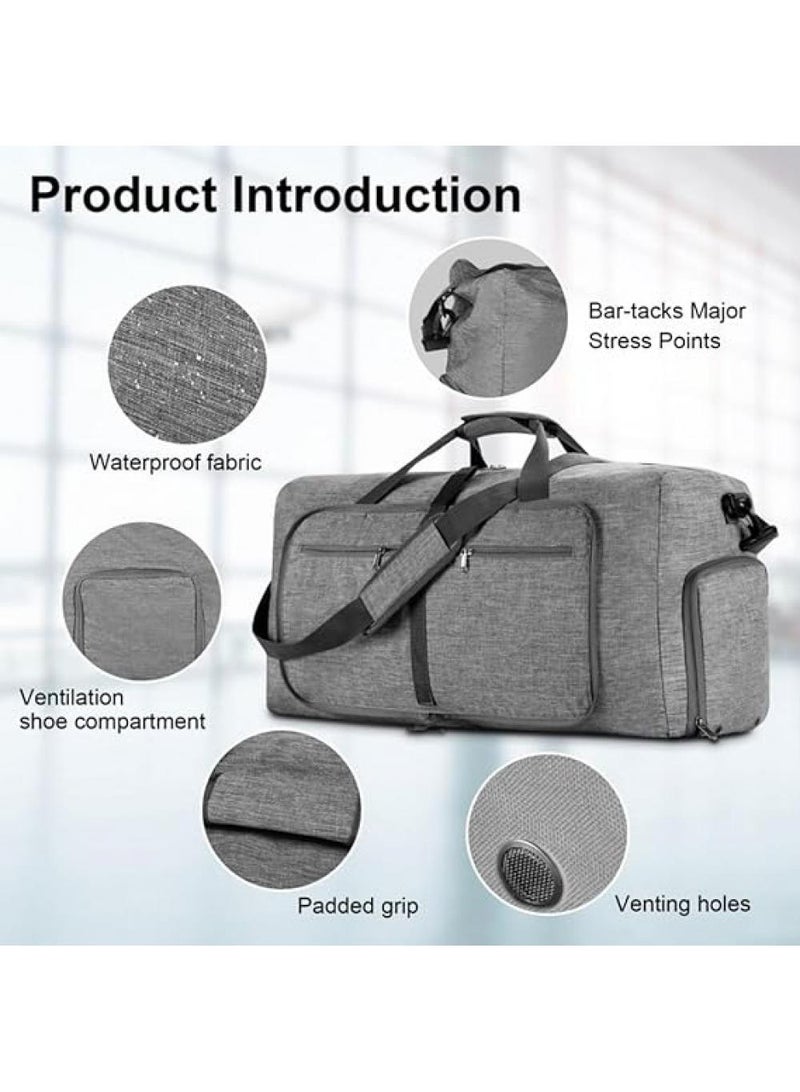 115L Large Capacity Sport Cationic Folding Portable Travel Fitness Duffel Bag