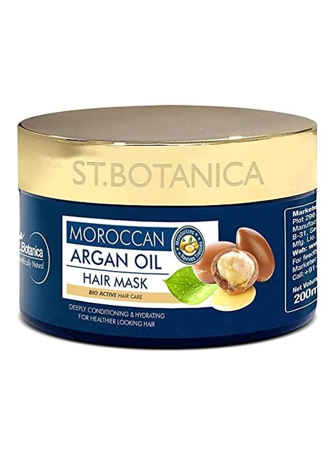 Moroccan Argan Hair Mask - Deep Conditioning & Hydration For Healthier Looking Hair 200 ml Multicolour 200ml
