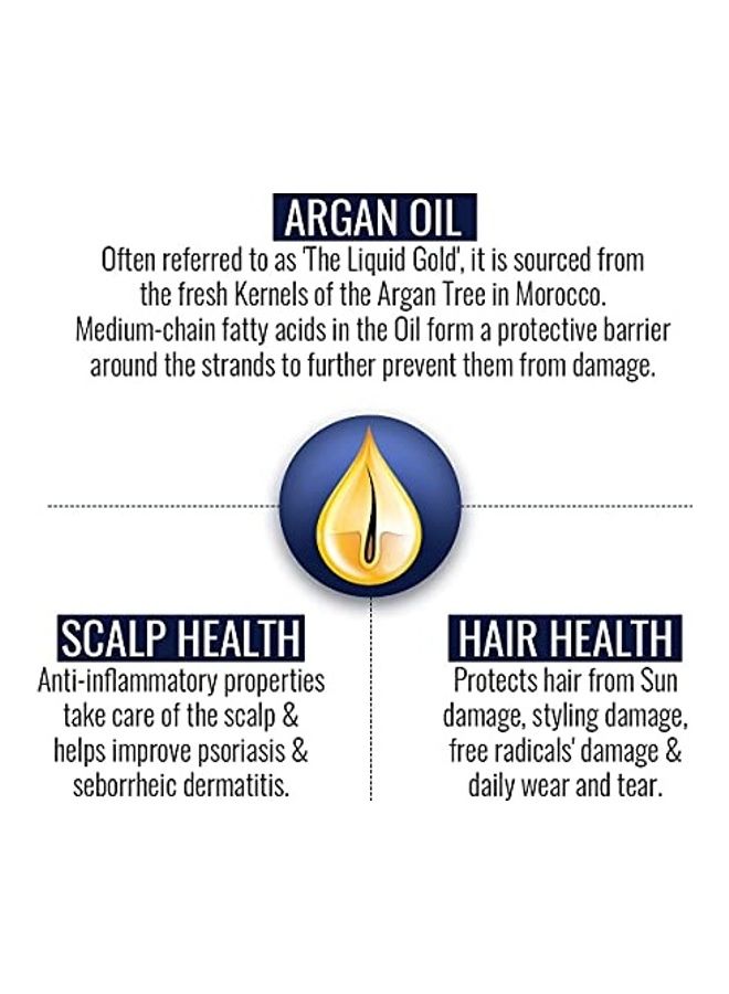 Moroccan Argan Hair Mask - Deep Conditioning & Hydration For Healthier Looking Hair 200 ml Multicolour 200ml