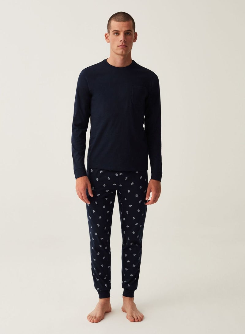 OVS Full-Length Pyjamas With Paisley Print