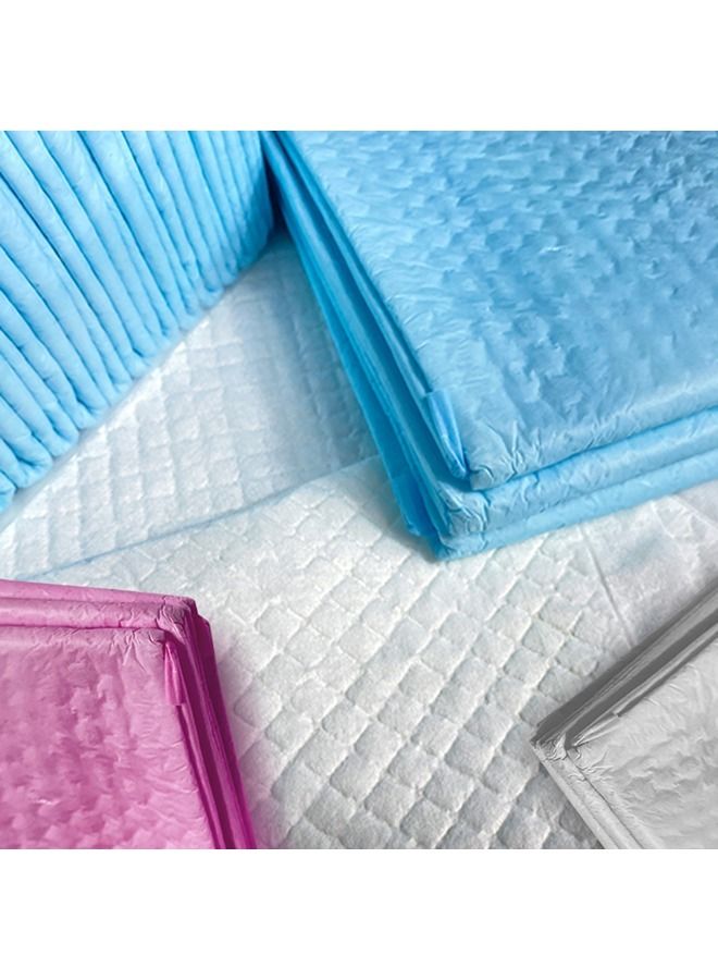 Disposable Changing Mats, 50 Counts, Soft Waterproof Mat, Portable Leak Proof Changing Mat, New Mom Leak-Proof Under pad, Mattress Table Protector Pad