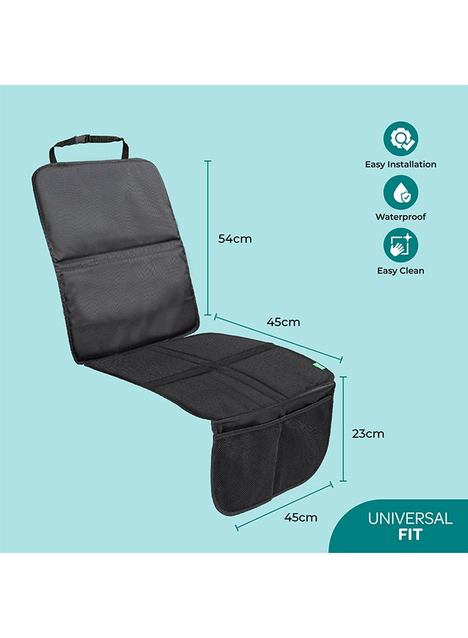 MOON Waterproof Car Seat Protector for Car Seat - Black Prismatic