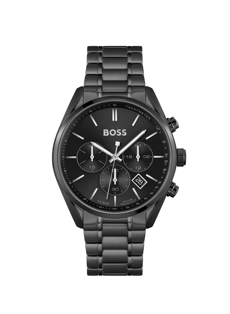 Men's Chronograph Round Shape Stainless Steel Wrist Watch 1513960 - 44 Mm