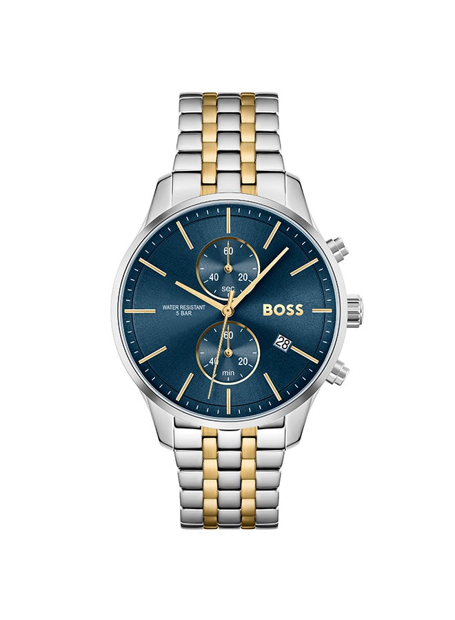 Men's Chronograph Round Shape Stainless Steel Wrist Watch 1513976 - 42 Mm