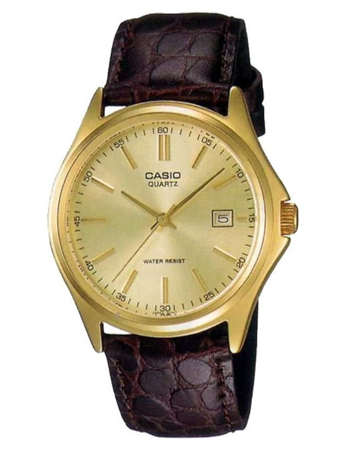 CASIO Men's Casual Analog Quartz Watch MTP-1183Q-9ADF - 39 mm - Brown