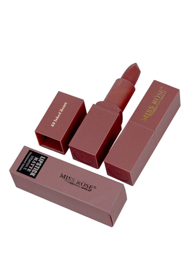 Vitamin E Moisturized Matte Lipstick 40 Inked Heart