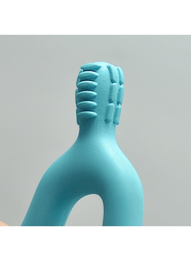 Molar Teether Made From Silicone ; Soothes & Massages Baby'S Molar Gums & Teeth ; Soft Flexible Silicone Eases Pain Easy To Hold Gum & Chew 1 Count (Pack Of 1)