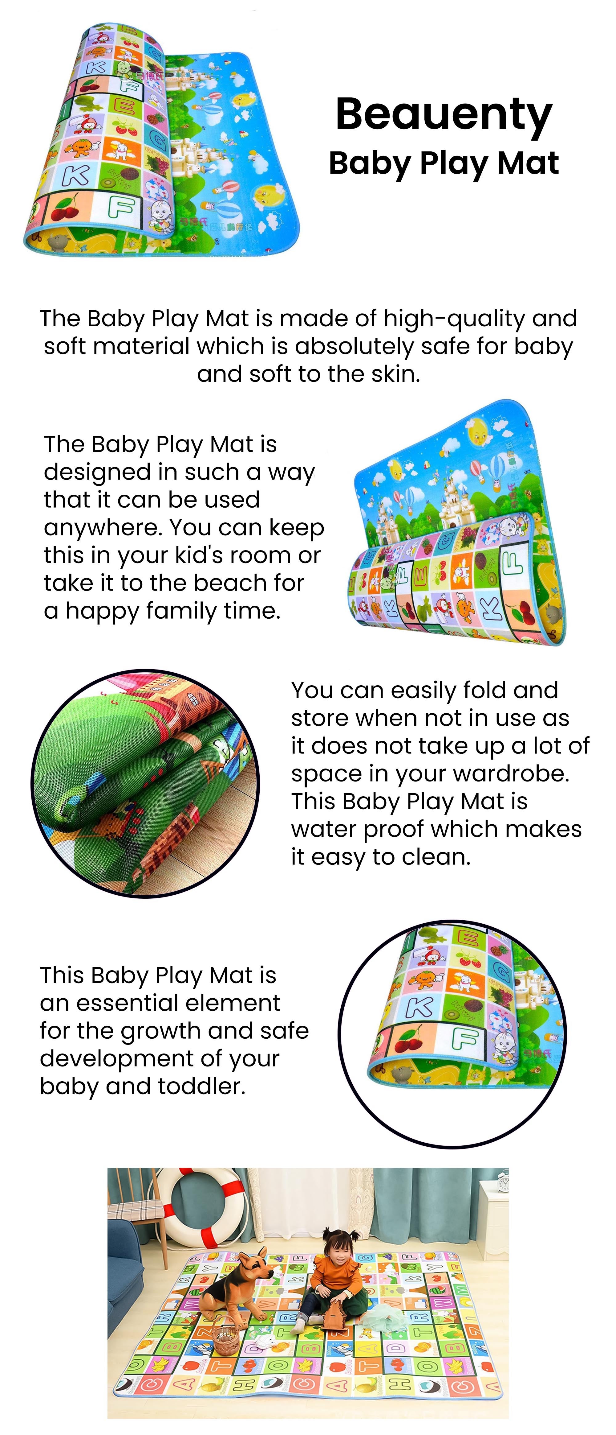 Baby Play Mat 2Mx1.8Mx0.8Cm