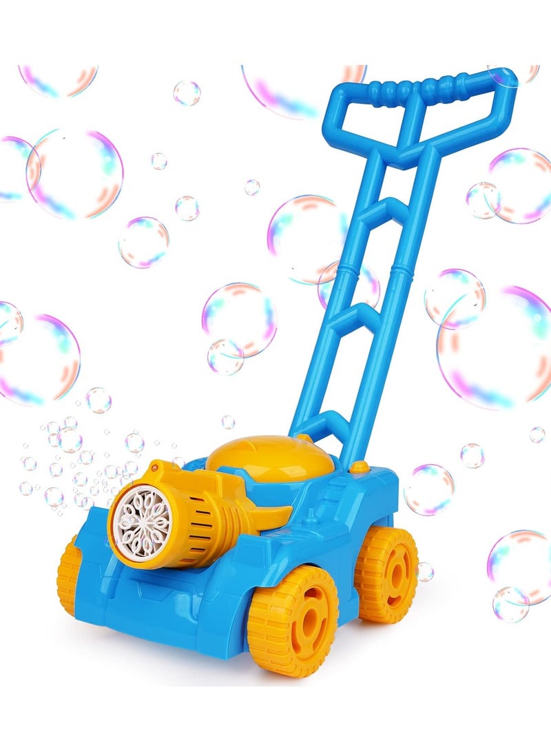 COOLBABY Automatic bubble machine Tank Bubble Gun for Kids Electronic Bubble Machine With Light Outdoor Game Push Walker Toys