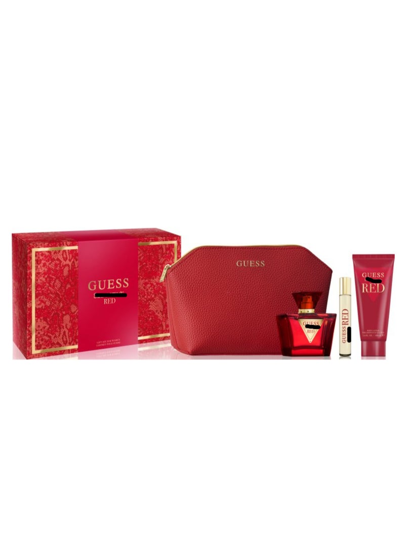 Guess Sdctive Red W EDT 75Ml+EDT 15Ml+100Ml (2023) Gift Set