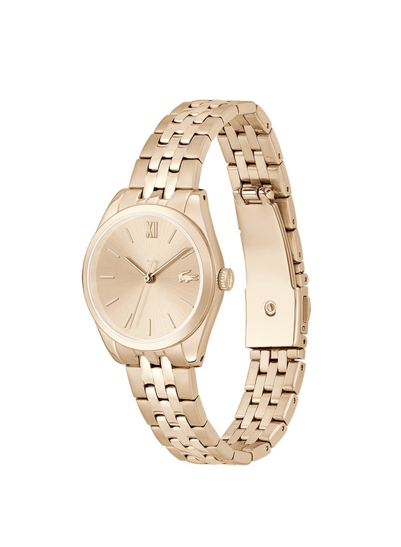 Women's Analog Round Shape Stainless Steel Wrist Watch 2001312 - 30 Mm