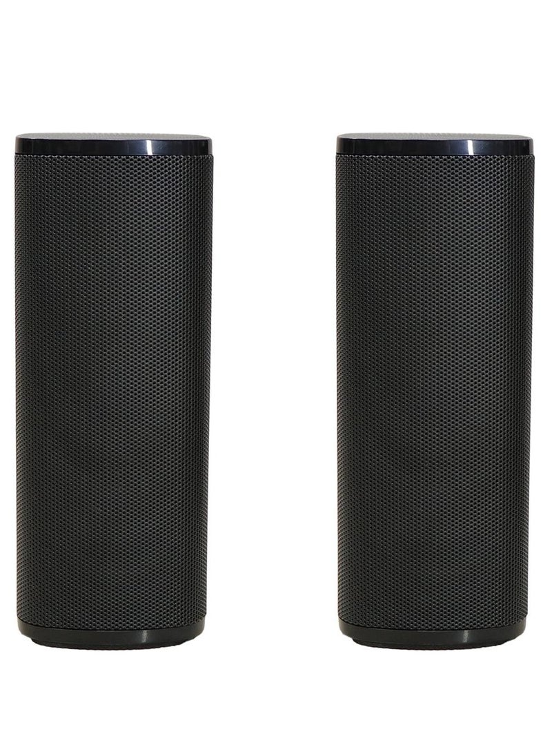 5.1Ch Soundbar With Wireless Subwoofer Home Theatre-3600W PMPO With Bluetooth, USB, SD Card Compatible TH-N430B Black