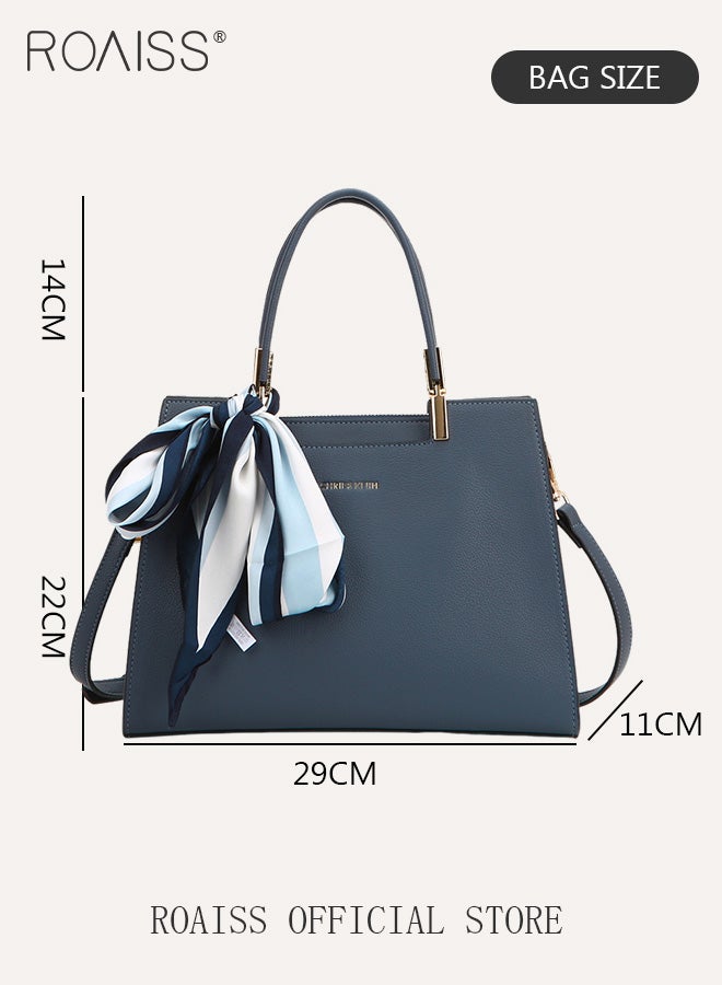 Exquisite Elegant Handbags for Women Large Capacity Premium Ladies Shoulder Crossbody Bags with Silk Scarf and Gift Bag Perfect Gifts for Mother Wife Bridal Suitable for Ramadan Wedding or Casual Time