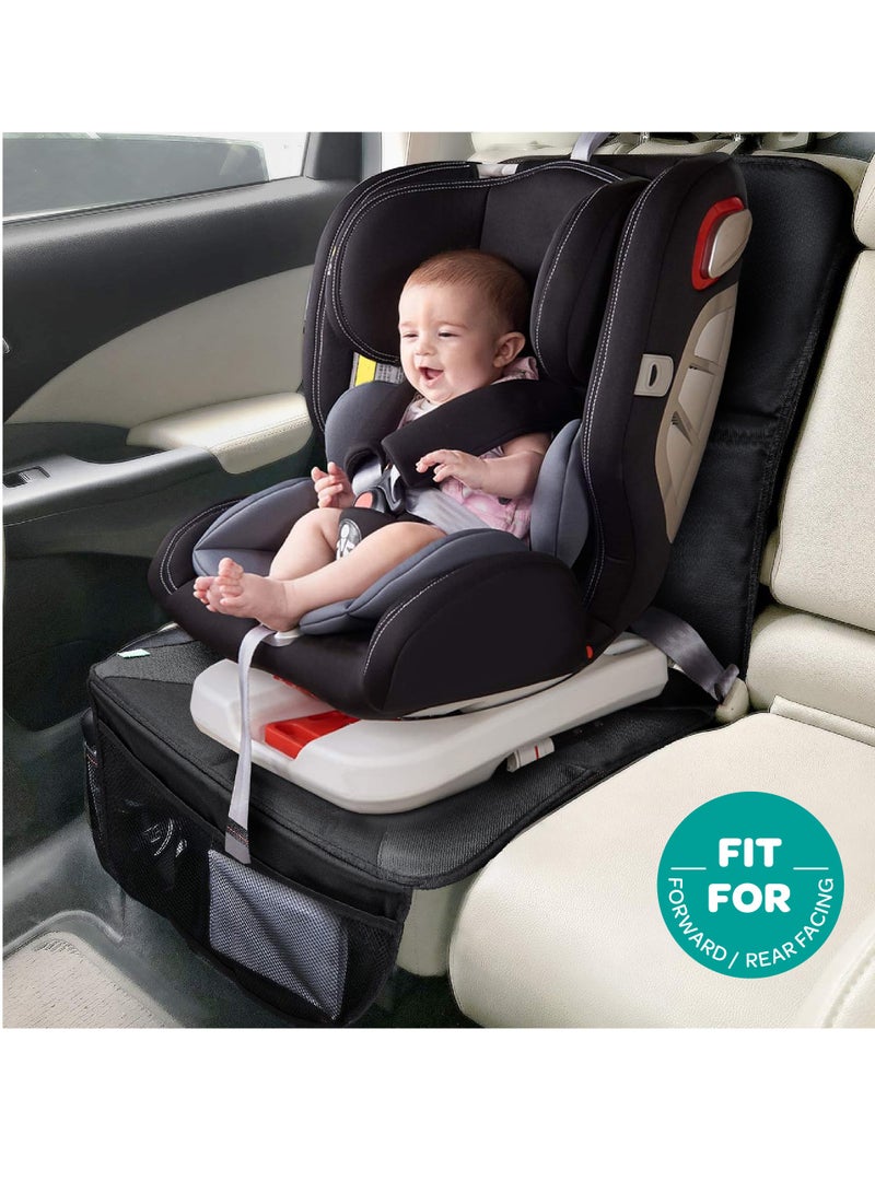 MOON Waterproof Car Seat Protector for Car Seat - Black Twill