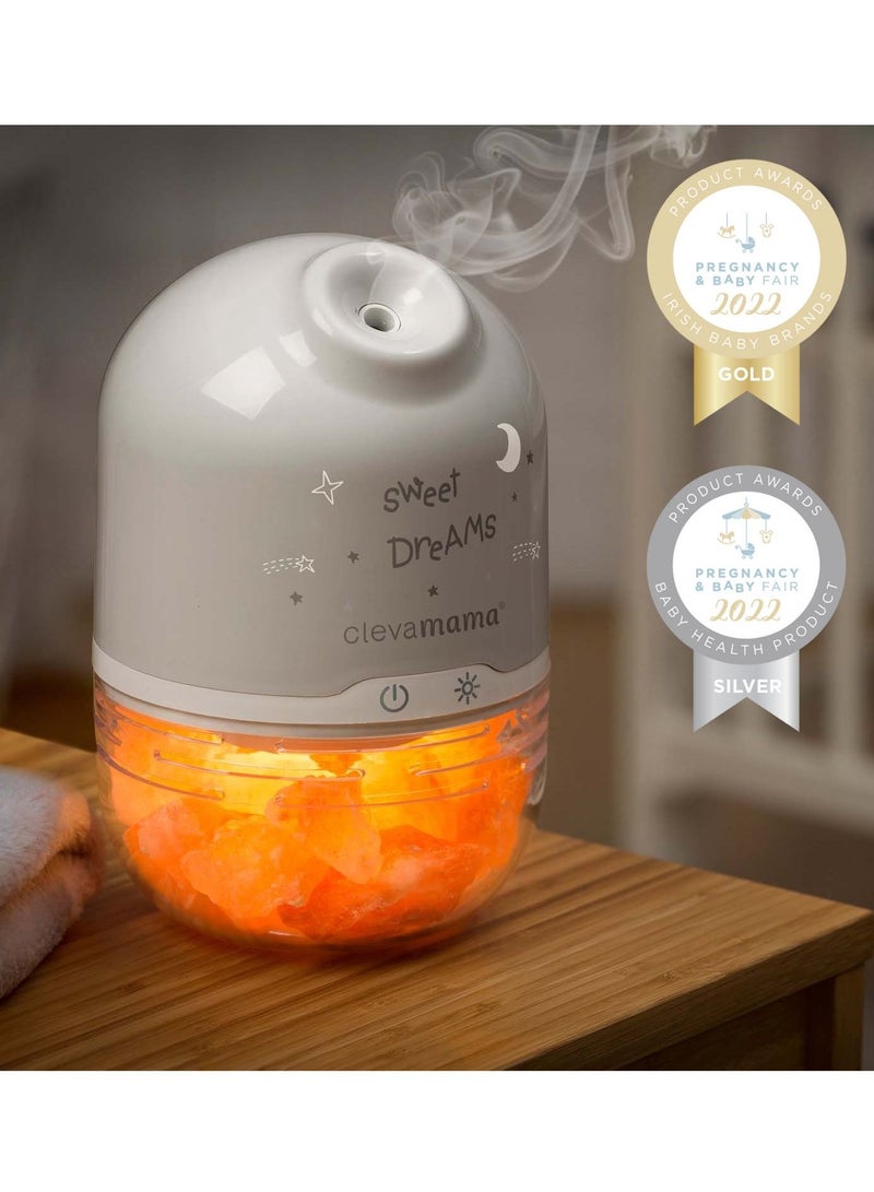 Pure Salt Lamp - Humidifier, Air Purifier, Aromatherapy Diffuser