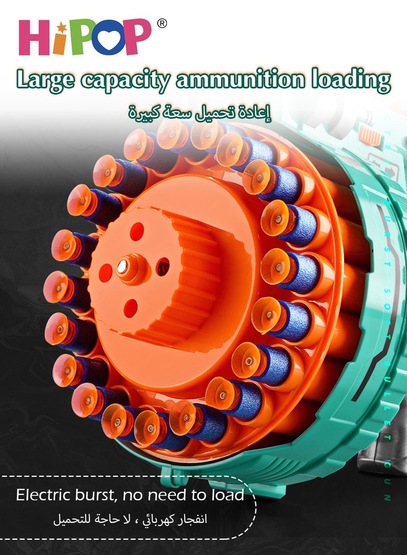 Electric Soft Bullet Toy Gun,with 40 EVA Safety Bullet Core,Kids Toy Gun Soft Bullet Gun Toys