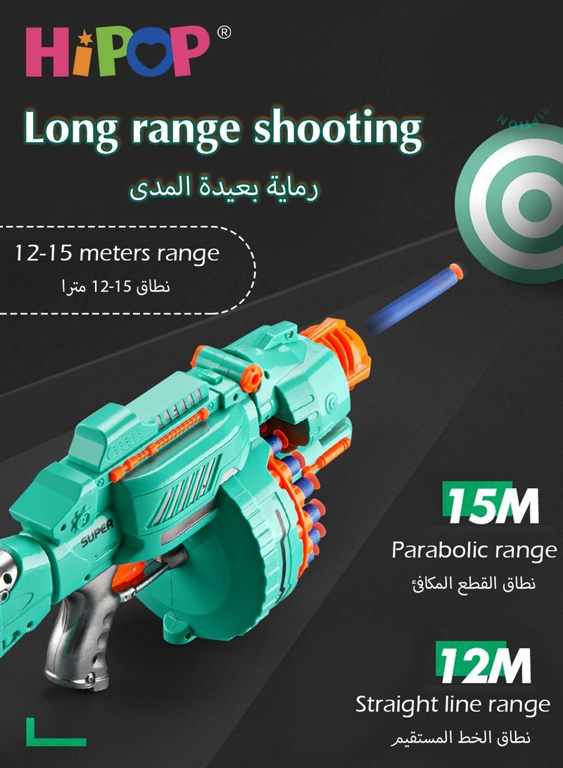 Electric Soft Bullet Toy Gun,with 40 EVA Safety Bullet Core,Kids Toy Gun Soft Bullet Gun Toys