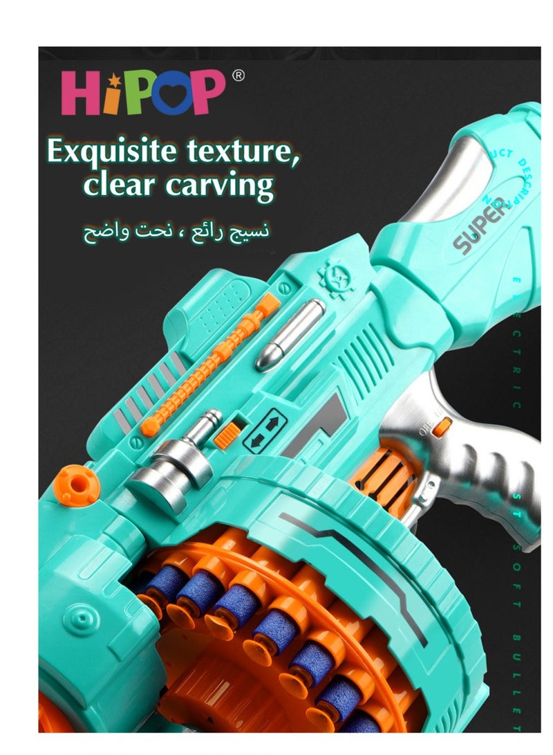Electric Soft Bullet Toy Gun,with 40 EVA Safety Bullet Core,Kids Toy Gun Soft Bullet Gun Toys