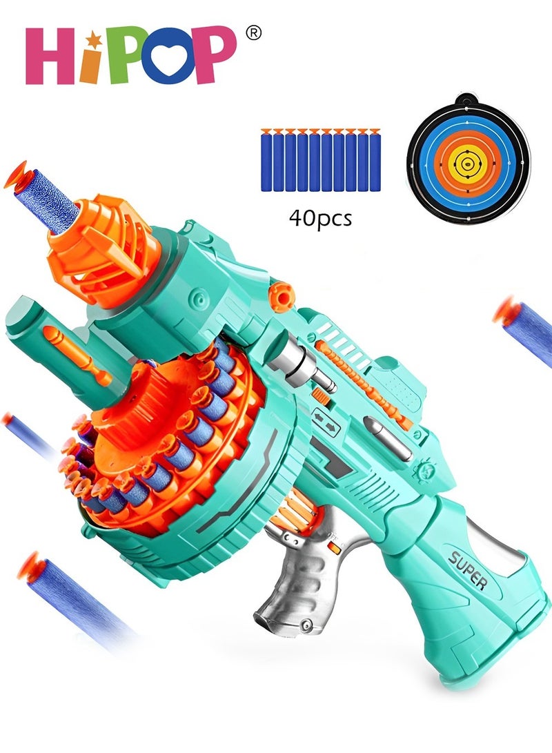 Electric Soft Bullet Toy Gun,with 40 EVA Safety Bullet Core,Kids Toy Gun Soft Bullet Gun Toys